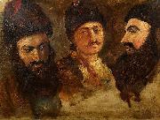 George Hayter Saith Satoor and Ali Hassan Bey, 1831 France oil painting artist